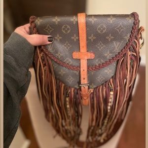 **AUTHENTIC LV custom done by VINTAGE BOHO BAGS!